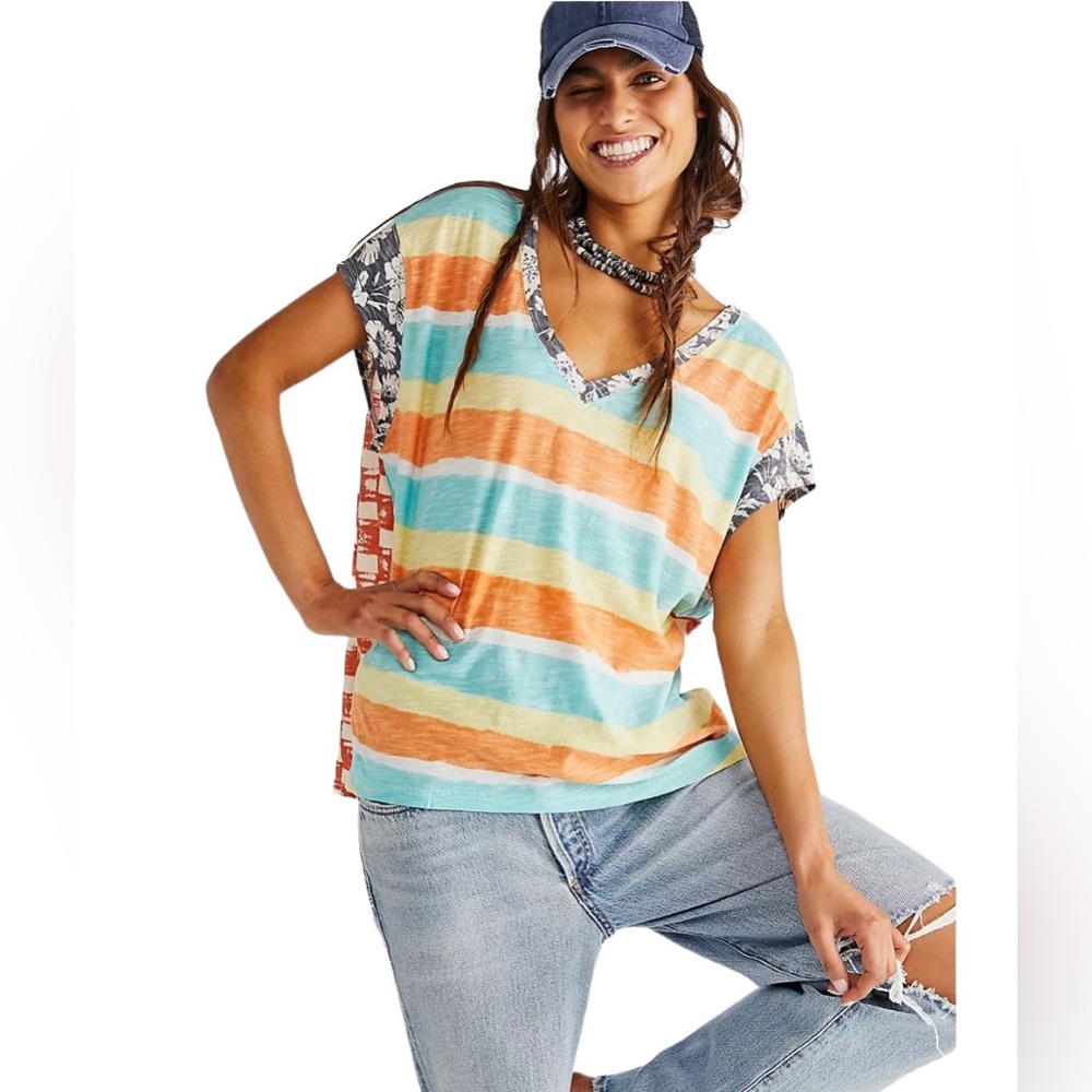 We the Free Multi Color Tee